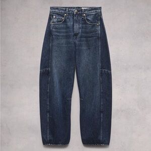 rag & bone Charlie Ankle Barrel Jeans in Teo, size 26